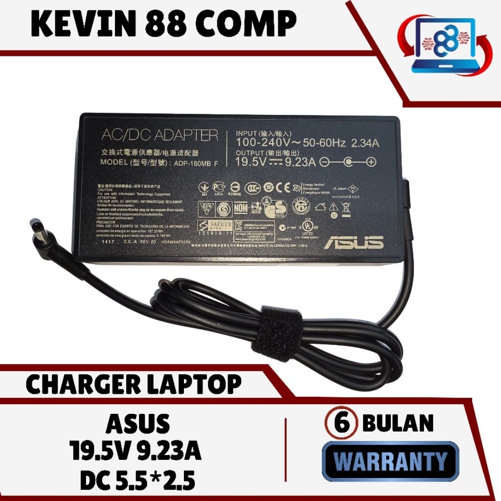 Charger Asus 19.5V 9.23A DC 5.5*2.5