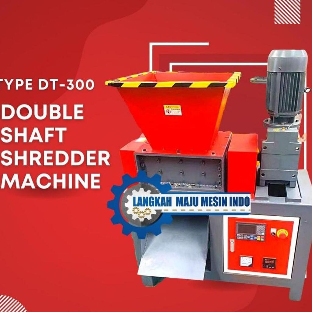 Mesin Shredder Double Shaft / Double Shaft Shredder Machine DT-300
