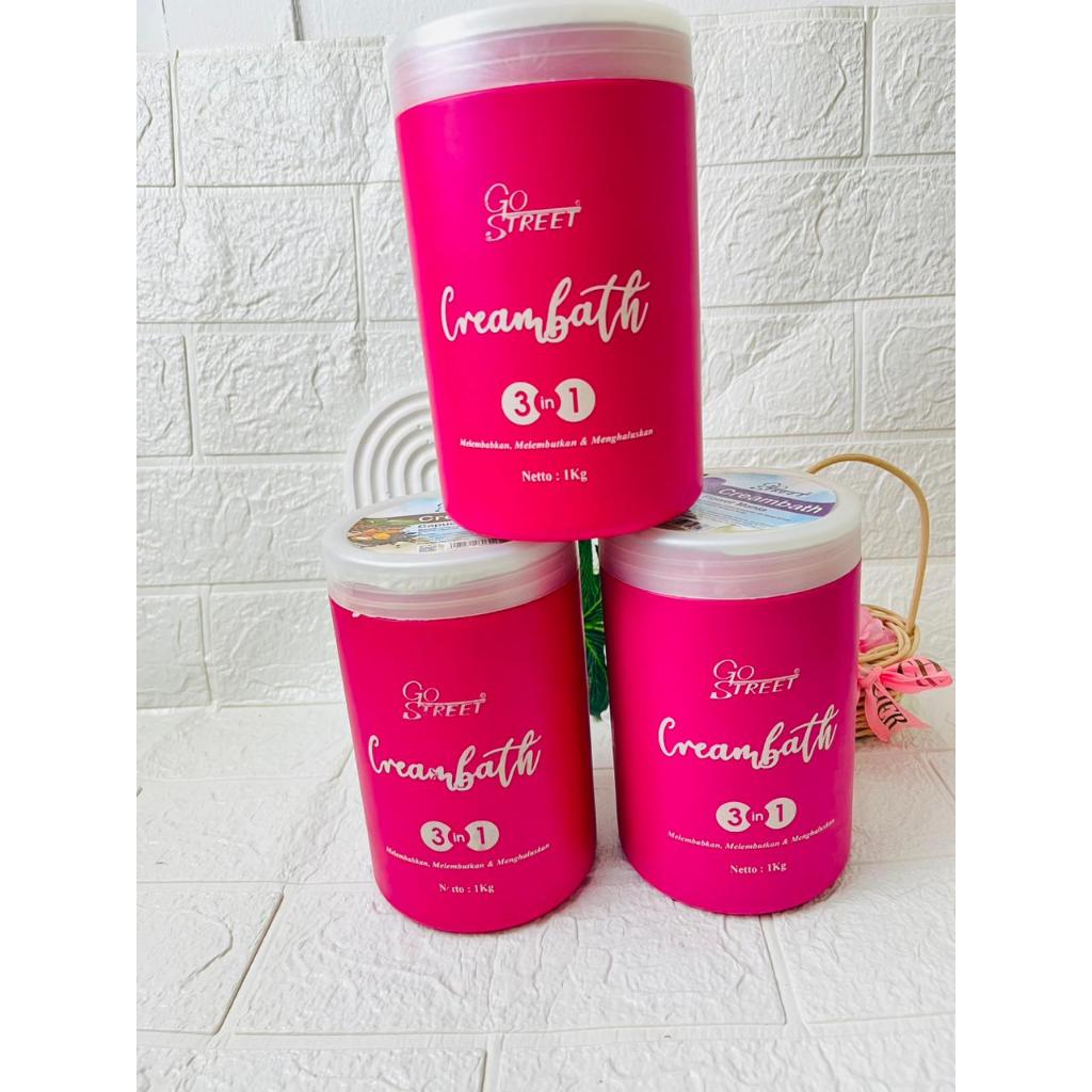 [Nily beauty Center] GO STREET Creambath 3IN1 Ukuran 1000ml