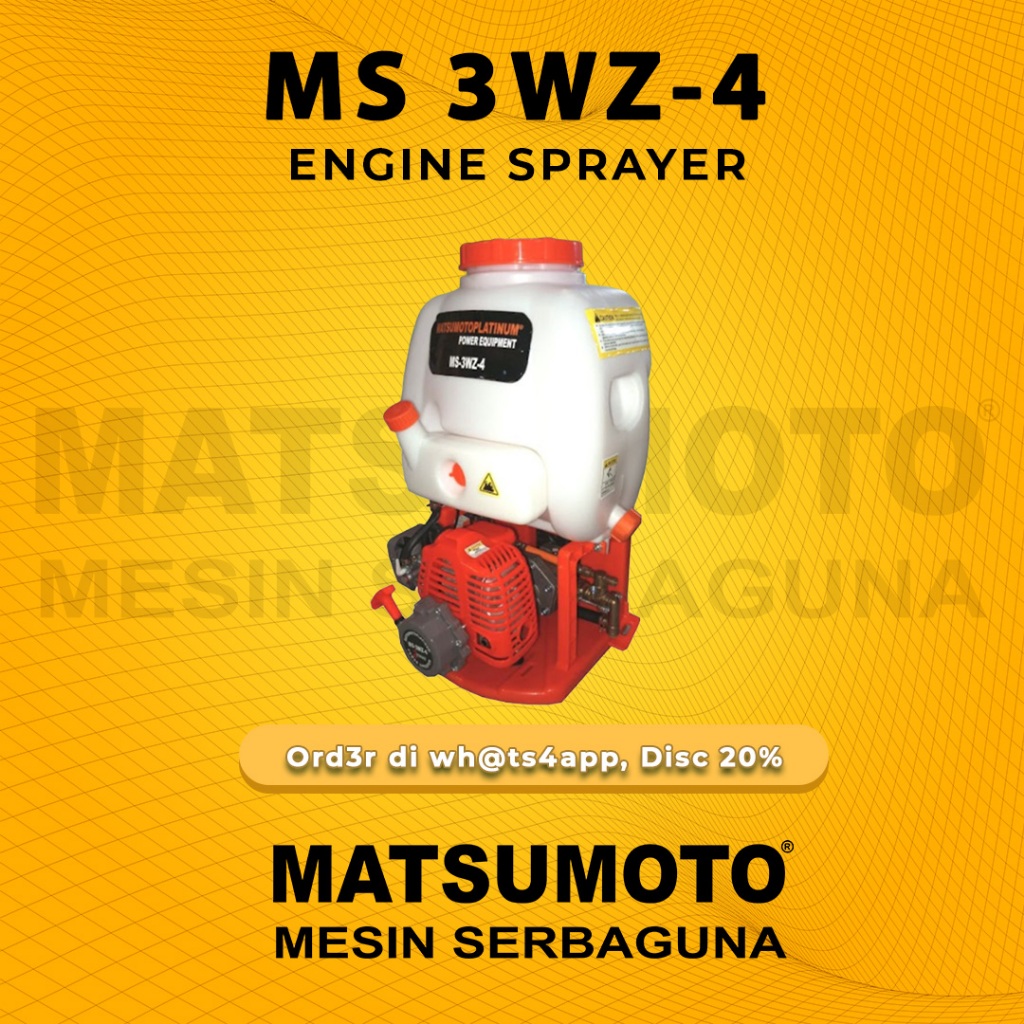 MATSUMOTO Alat Penyemprot Hama Multifungsi / Knapsack ( MS- 3WZ-4)