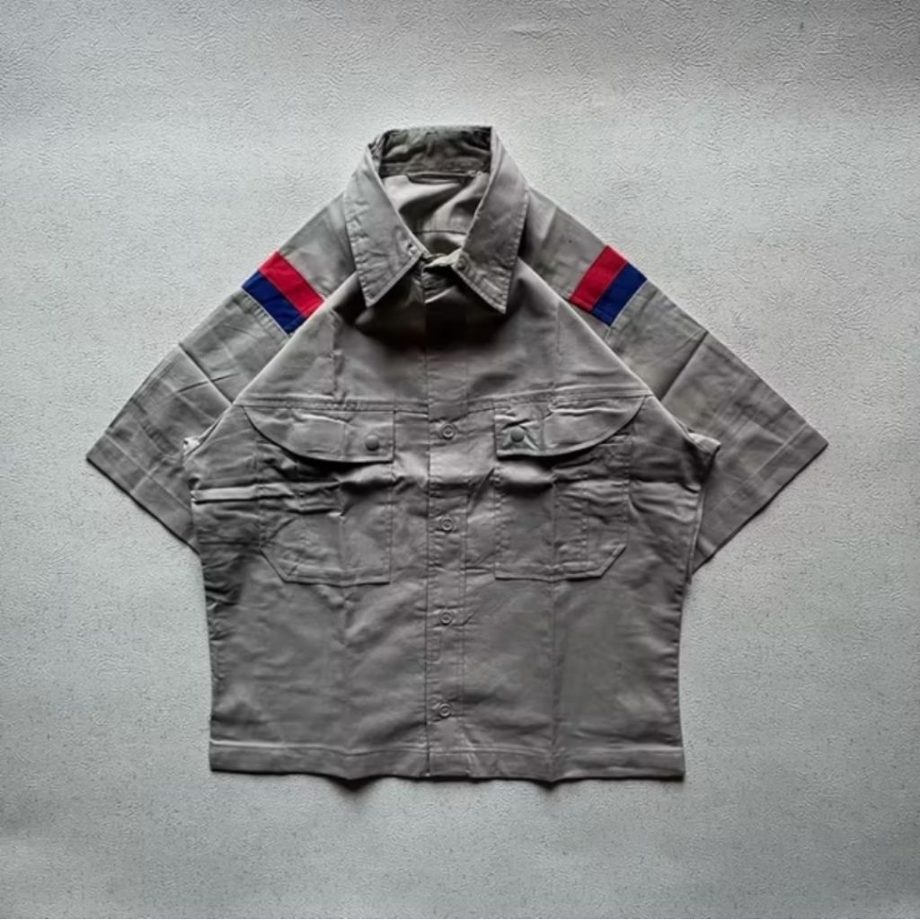 KEMEJA BOXY CUT SECOND