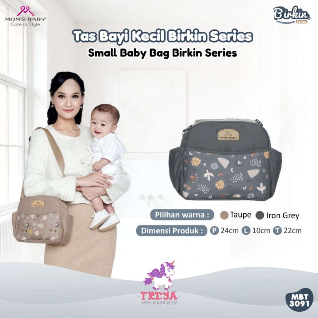 Moms Baby - Tas Bayi Kecil - Tas Perlengkapan Bayi
