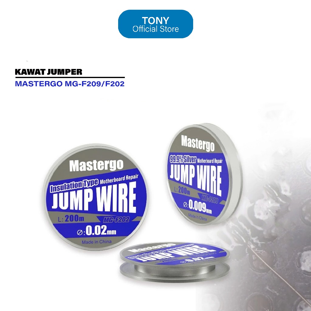 MASTERGO MG-F209/MG-F202 Kawat Jumper Original - Kawat Jumper Wire MG-F209 0.009mm /MG-F202 0.02mm O