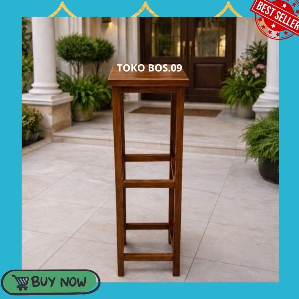 Kursi Bangku Tinggi 100cm Kursi Cafe Kursi Bar