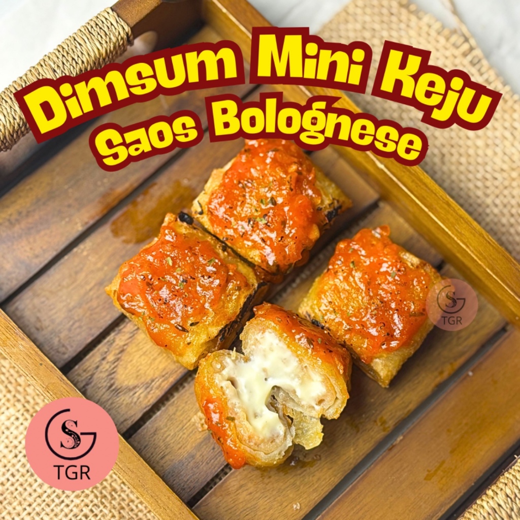 TERBARU DIMSUM GORENG MINI ISI4 KEJU CROT SAOS BOLOGNESE Makanan Frozen Food Daging Ayam