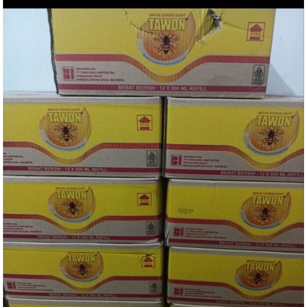 MINYAK TAWON 900 ml 1 dus isi 12 pis
