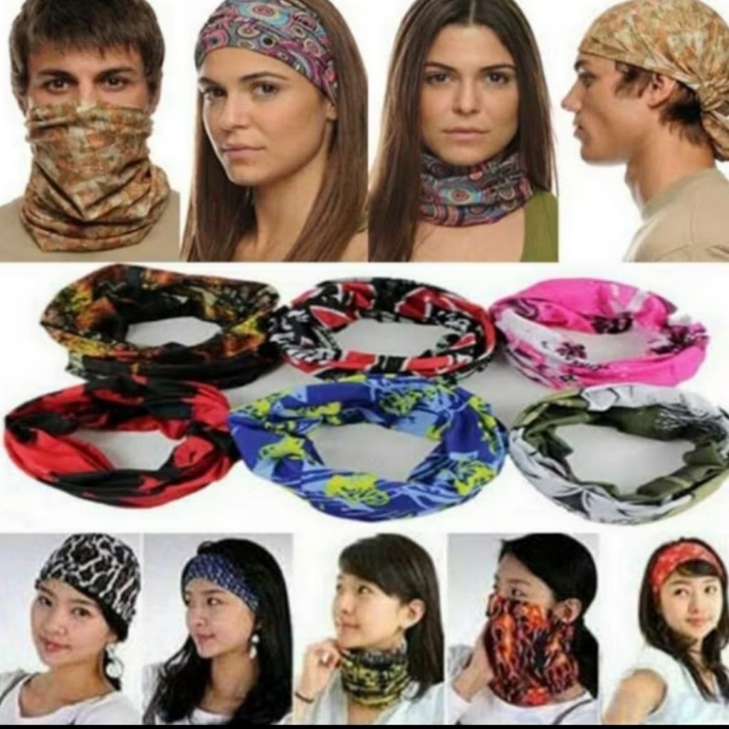 CUCI GUDANG slayer masker bando kain lembut