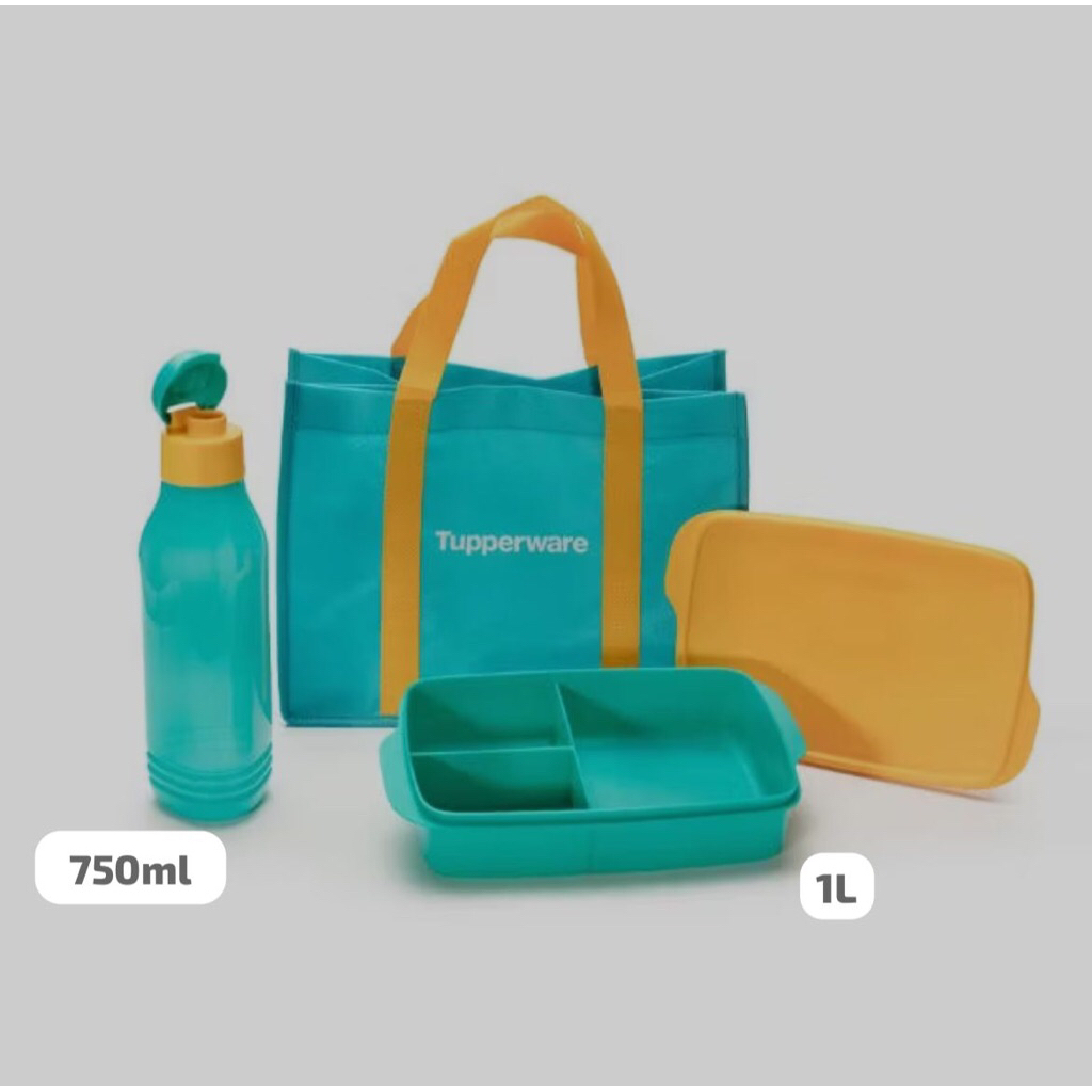 Set tempat makan tupperware