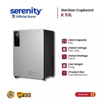 STERILIZER STERILISATOR SERENITY 1 PINTU K-53L STERILISATOR 1 PINTU STERILISATOR AUTOCLAVE SERENITY 