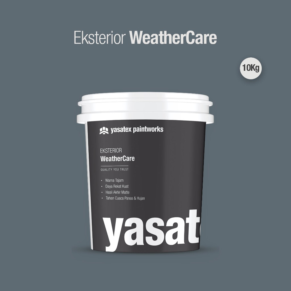 Yasatex - Cat Exterior 10Kg Tembok Luar Dinding Rumah Outdoor Warna Tahan Lama
