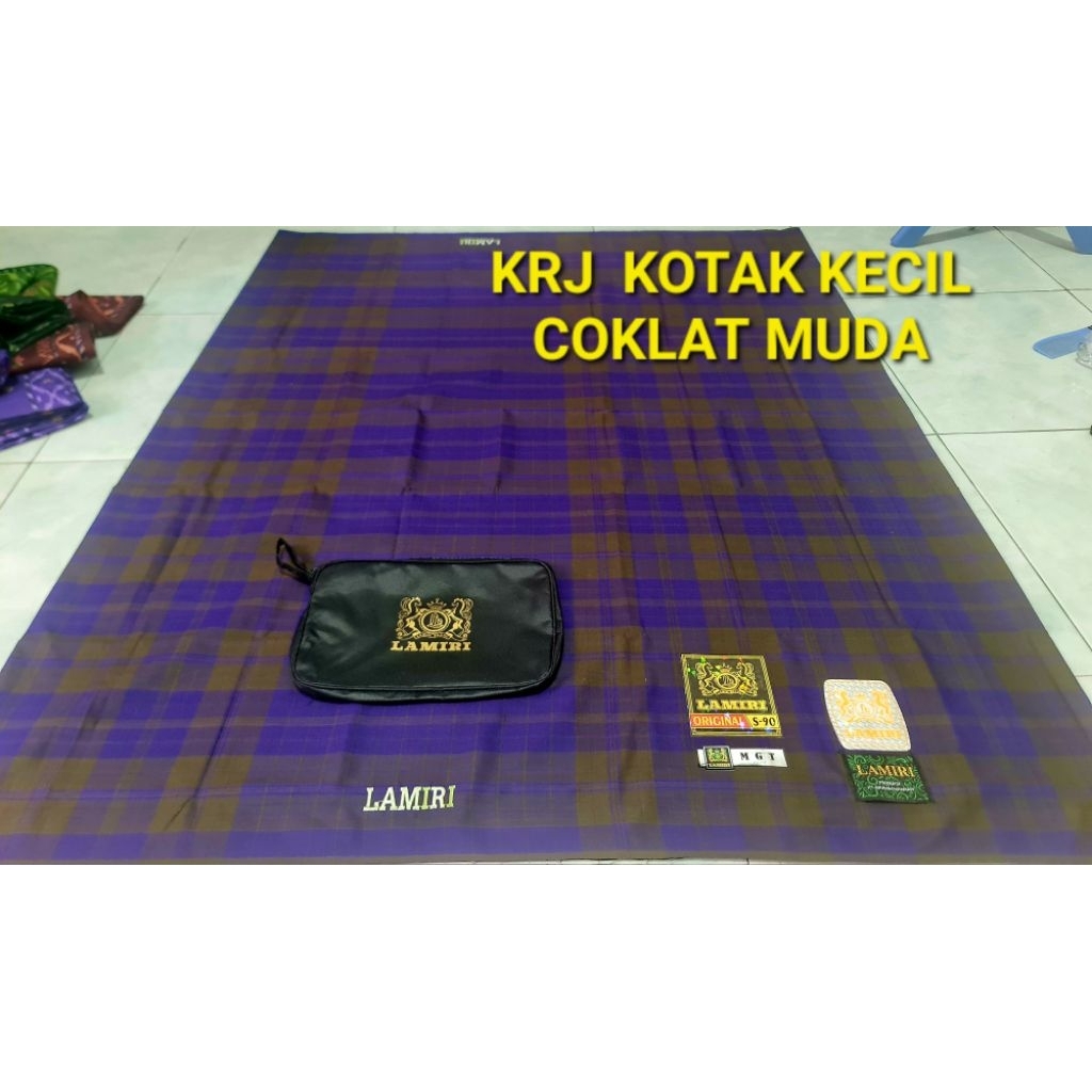 SARUNG LAMIRI KRJ kotak kecil jadul