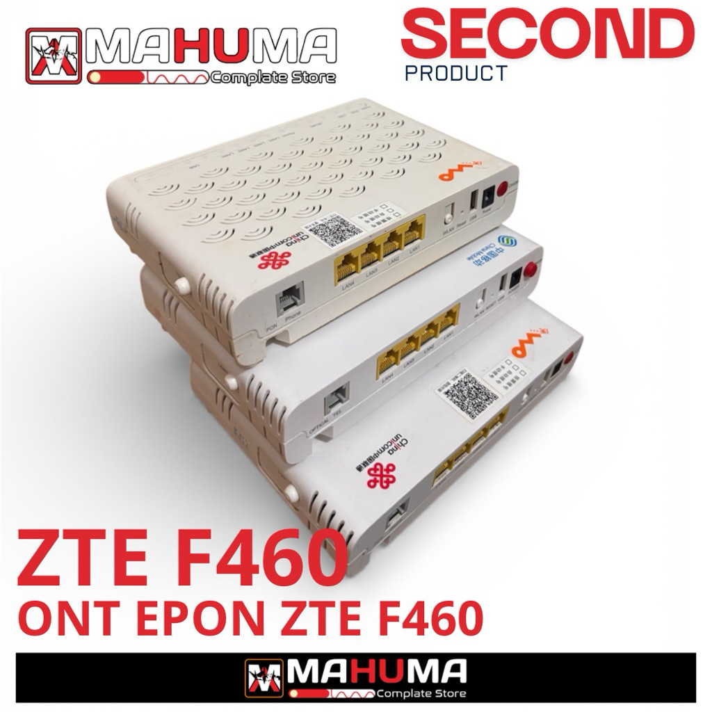 ONT EPON ONU ZTE ZXHN F460 ACCESS POINT WIRELESS WIFI BUKAN F660 F609