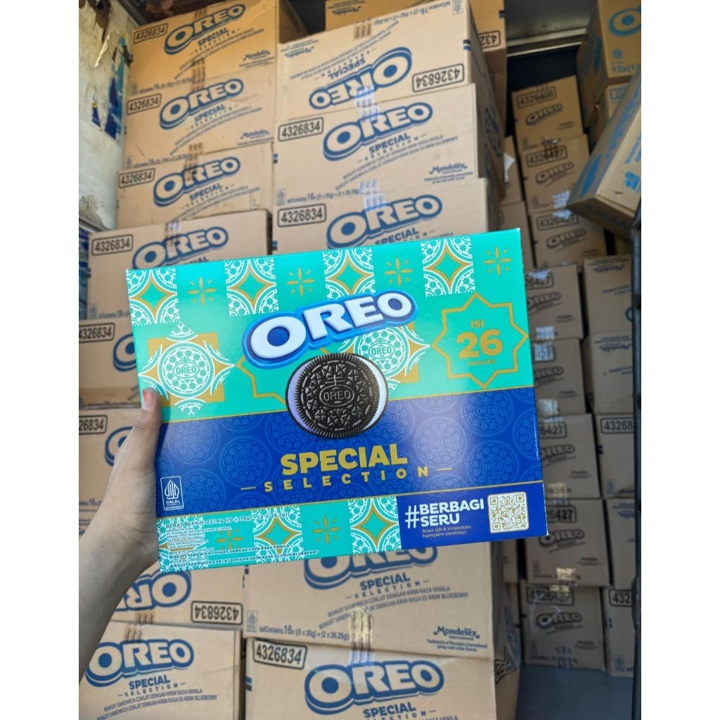 OREO FESTIVE SELECTION EDISI LEBARAN/RAMADHAN (COCOK UNTUK HAMPRES HARI RAYA ATAU RAMADHAN) isi 26KU