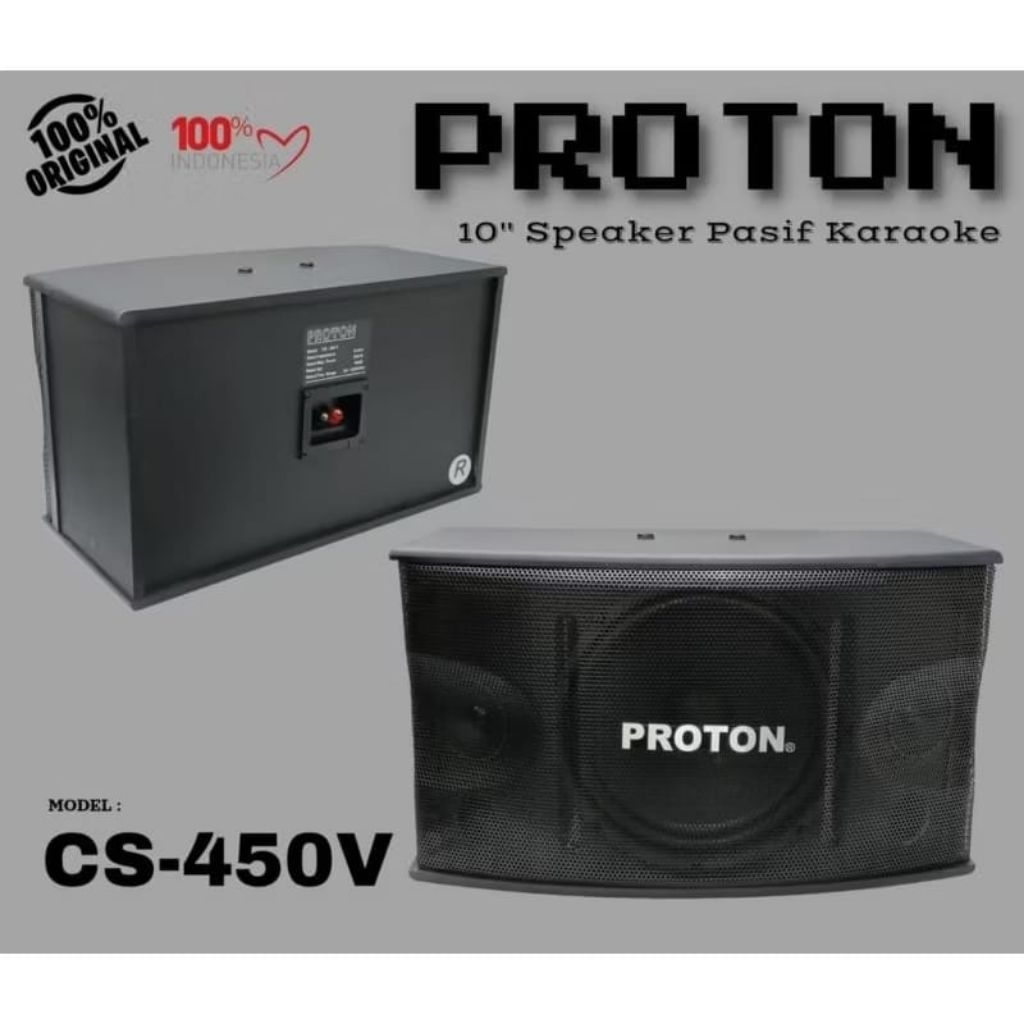 SPEAKER KAROKE 10 INCH PROTON CS-450V PASIF CS 450V