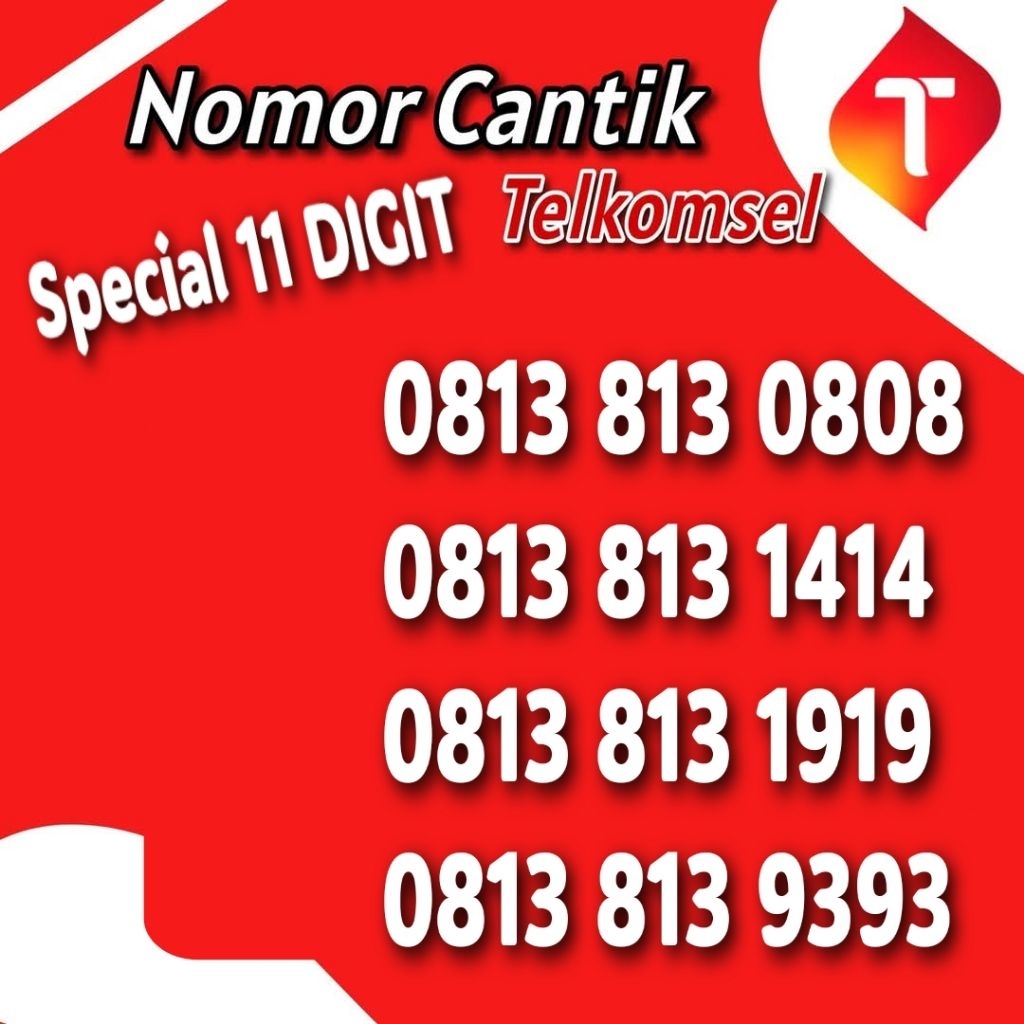 Nomor cantik simpati 11 angka kartu perdana telkomsel nomer cantik 11 DIGIT