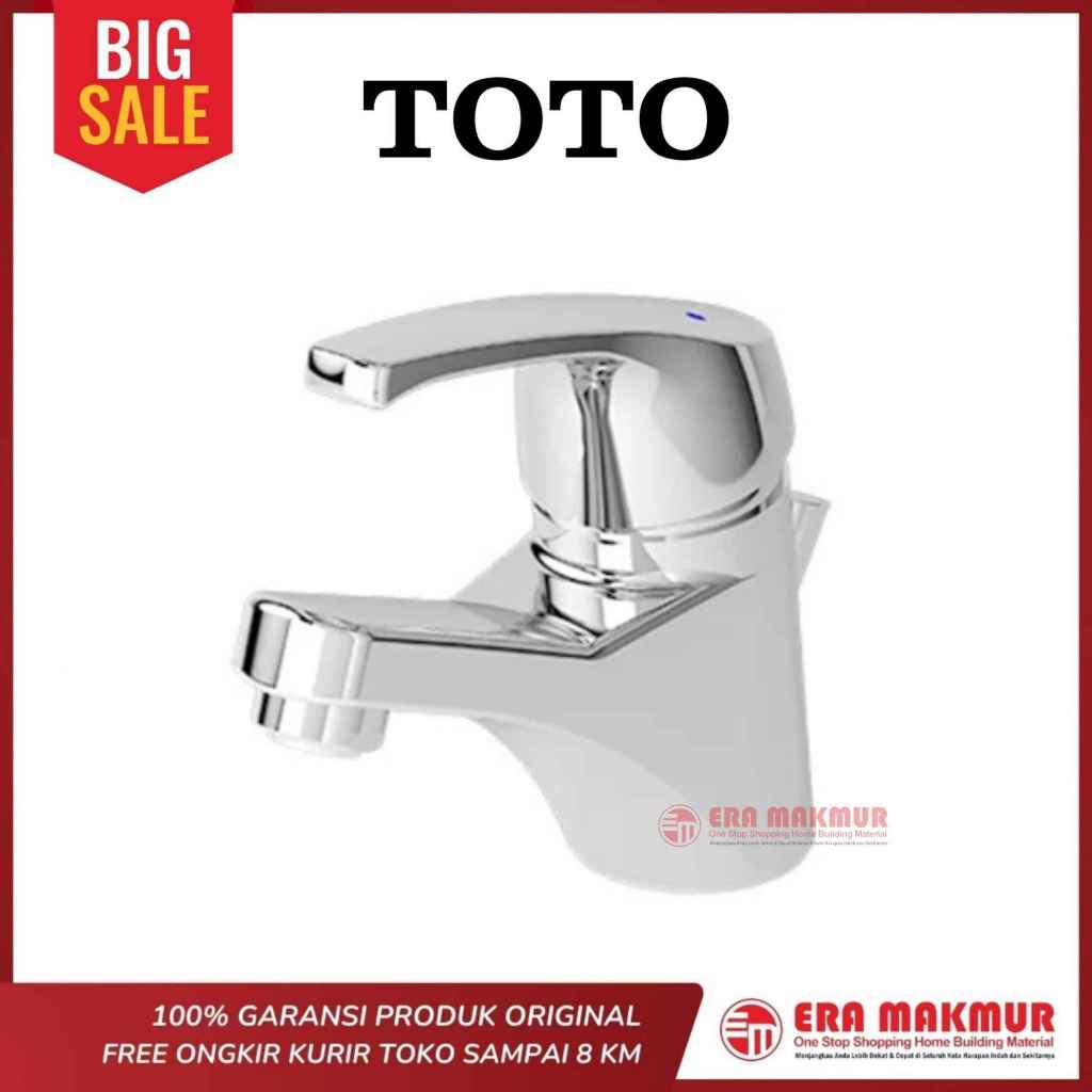 TOTO - TX101LB Keran Wastafel + Afur ( Hot & Cold ) / Single Lever Bidet Faucet With Pop-Up Waste TX