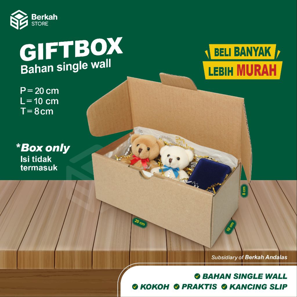 HAMPERS/KOTAK KADO/KOTAK PERSEGI PANJANG/GIFTBOX/20X10X8