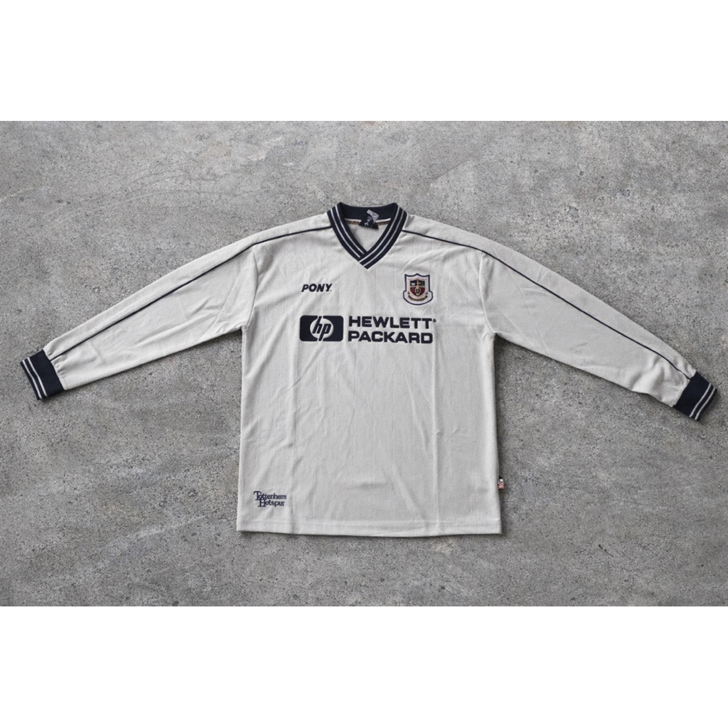 Tottenham Hotspur 1997- 99 Kit Longsleeve Home Jersey | Retro | Vintage Edition | Jersey Bola | Auth