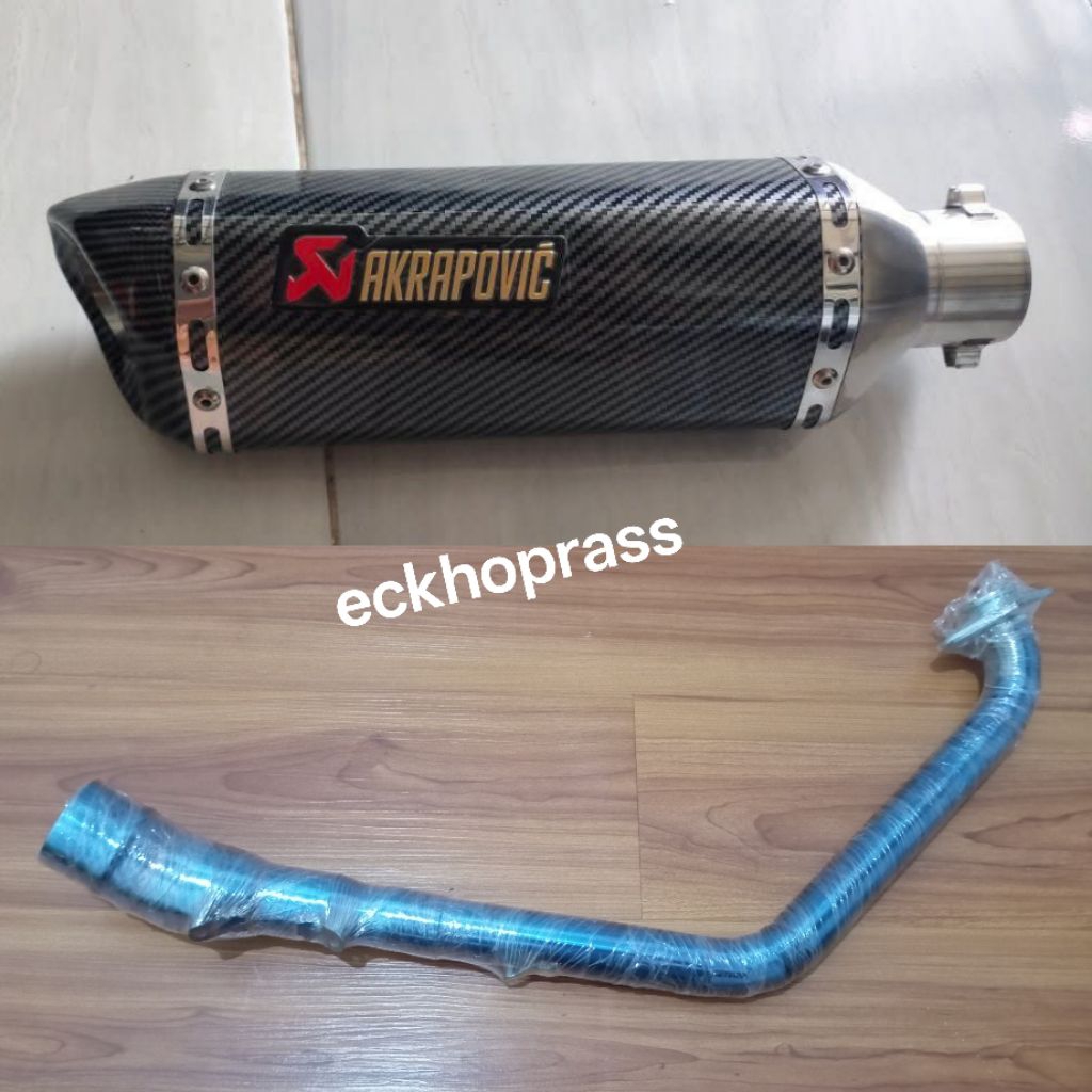 Knalpot racing Akrapovic import fullsystem underbelly XSR155 MT15 R15V3/V4 VIXION XABRE