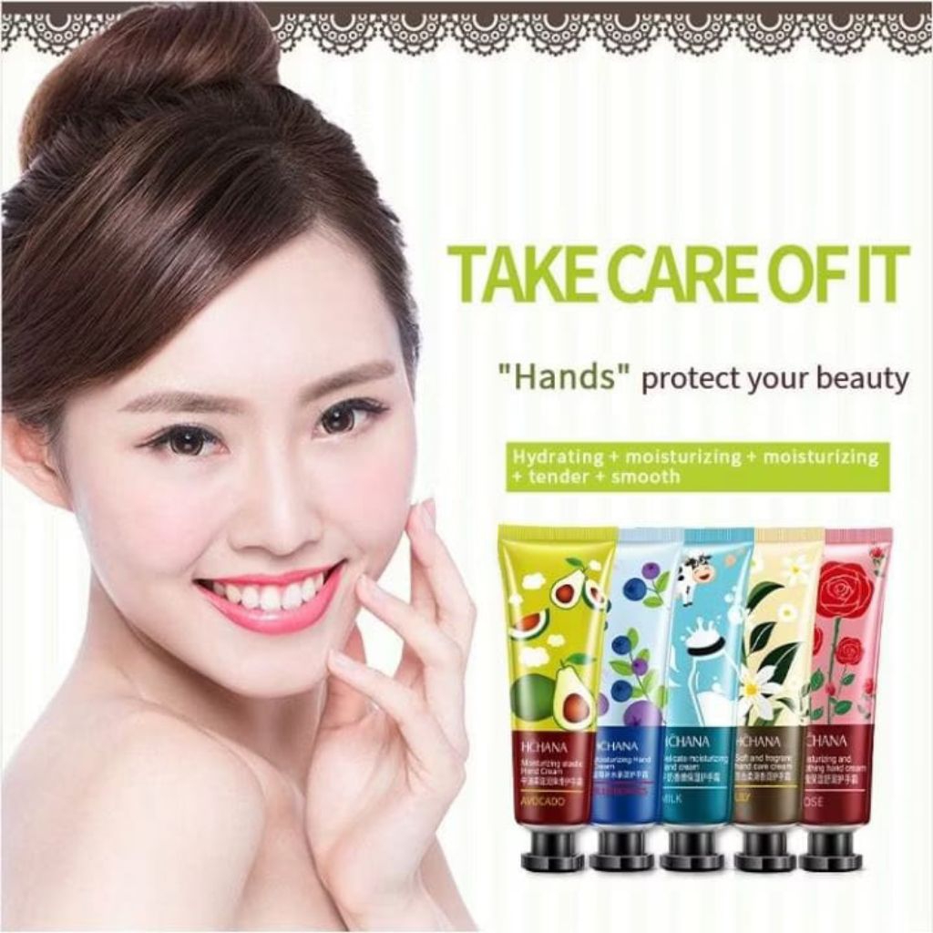 Hchana Hand Cream Moisturizing Melembapkan Kulit Tangan Halus Lembut Anti Keriput Kering