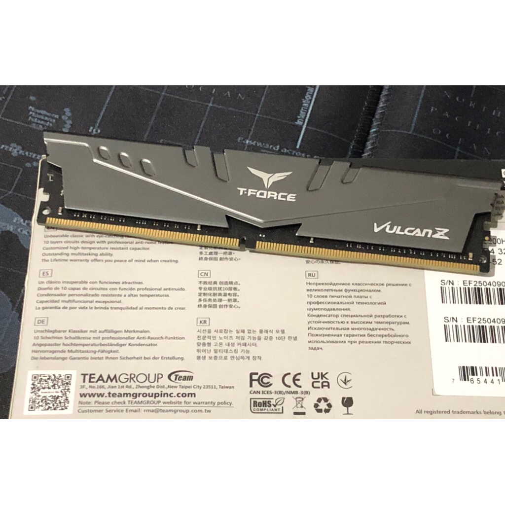 RAM Longdim TForce VulcanZ 8Gb DDR4