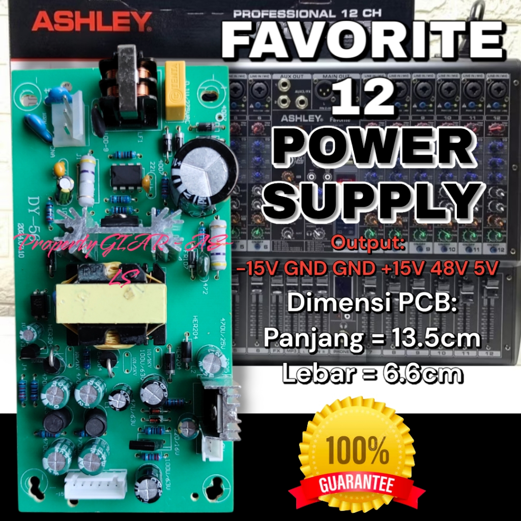 POWER SUPPLY MIXER ASHLEY FAVORITE 12 FAVORITE12