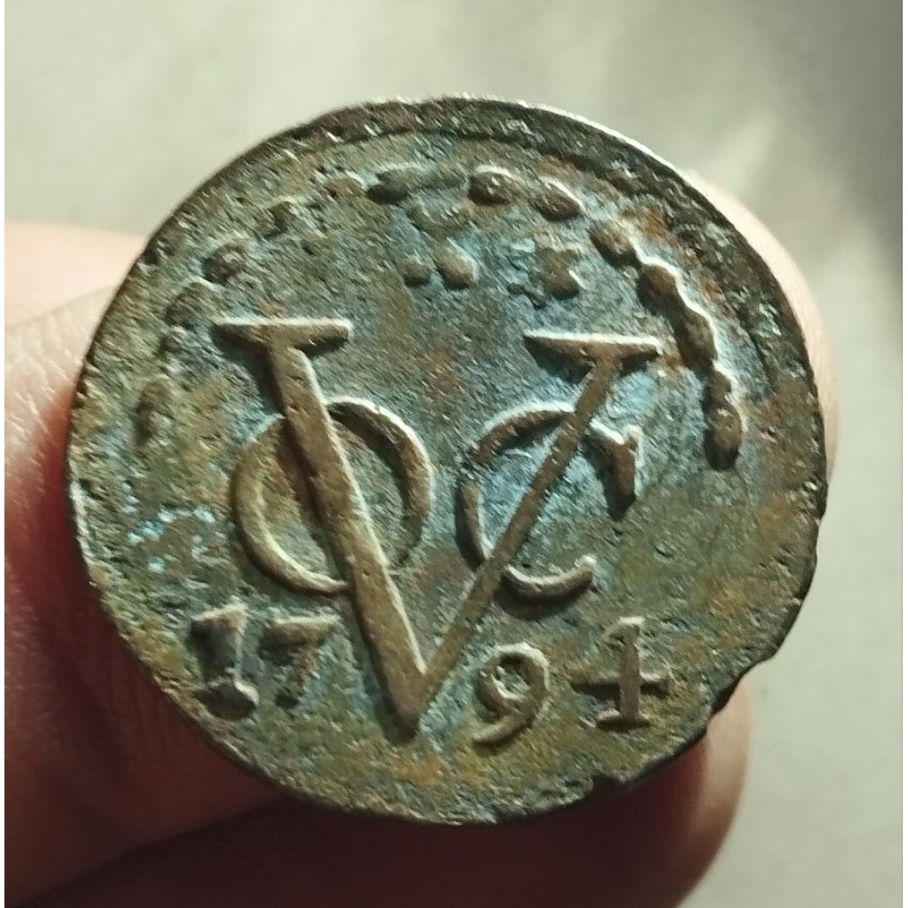 koin VOC thn 1794 masih detail bagus ASLI