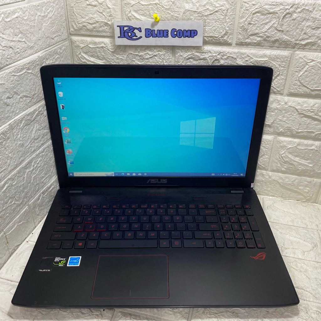 Laptop Asus ROG Gaming Core i7 Nvidia GTX 4GB Ram 16 GB SSD 256GB Laptop Gaming Murah Bergaransi