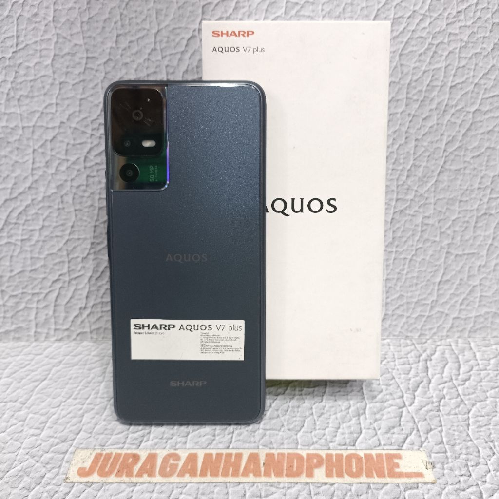 SHARP AQUOS V7 PLUS 6/256GB HP BEKAS SECOND FULLSET