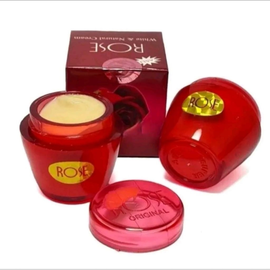 Krem Rose - cream Pencerah Muka - guzel glow