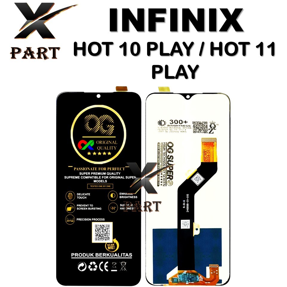 LCD TOUCHSCREEN INFINIX HOT 10 PLAY / HOT 11 PLAY ORIGINAL 100%