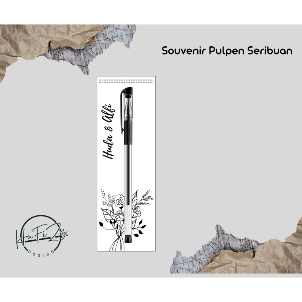 Souvenir Pulpen Ballpoin seribuan