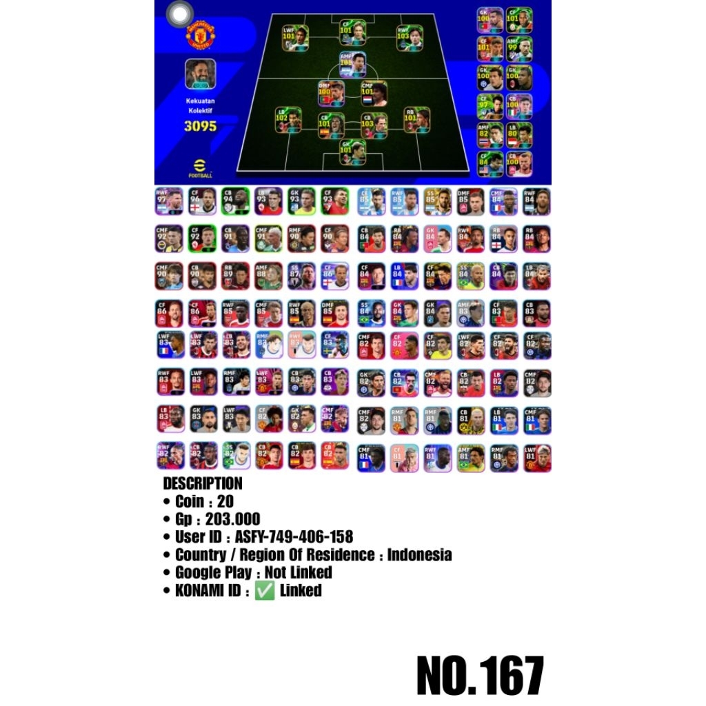 Jual Akun Efootball 2026 Mobile Murah Bagian 1