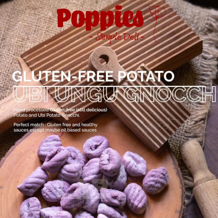 Gnocchi Gluten Free Purple Ube - Pasta Kentang Ubi Ungu Gluten Free - The Lab Food Solution - 500gr