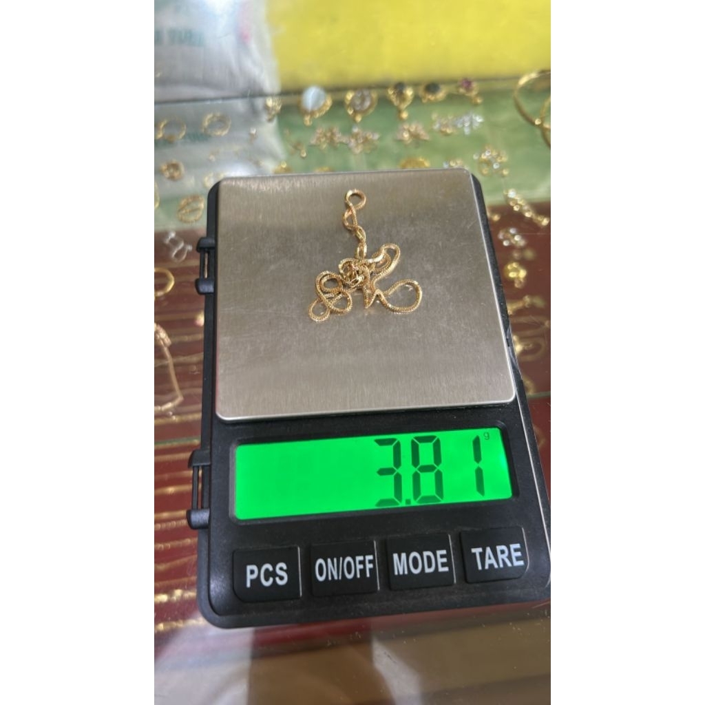 kalung emas 22k - kadar 700 - harga disc