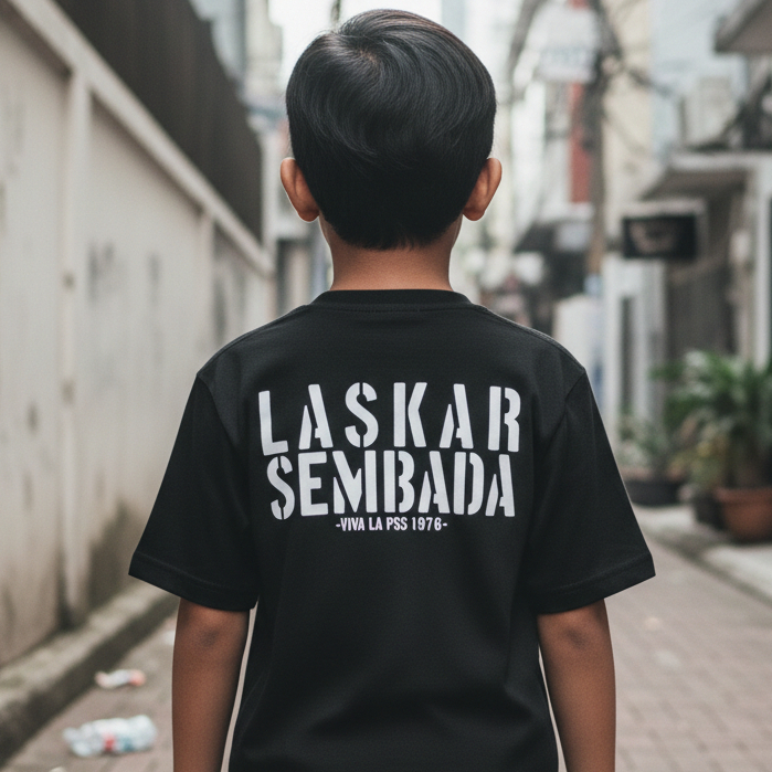 Kaos Anak Laki Laki Laskar Sembada Viva La Pss 1976 Bcs x Pss Sleman