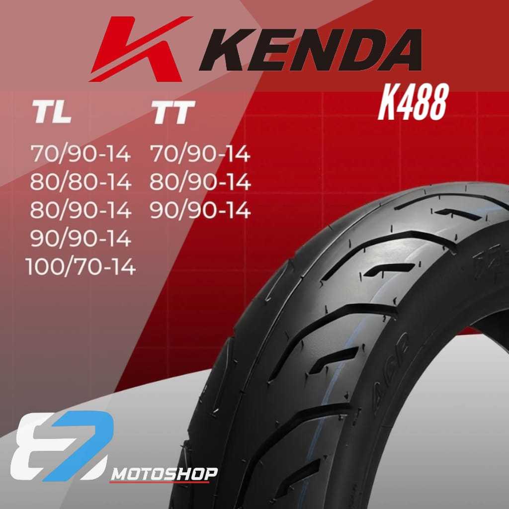 BAN KENDA RING 14 MATIC 70/90 80/80 80/80 90/90 100/70 TL TUBELESS K488