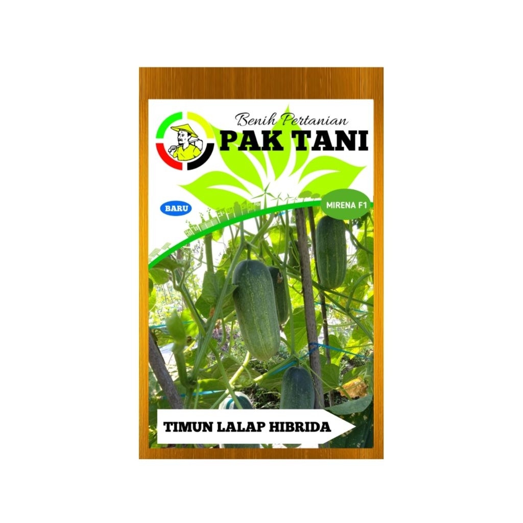 benih timun lalap MIRENA F1 pak tani kemasan 5gr