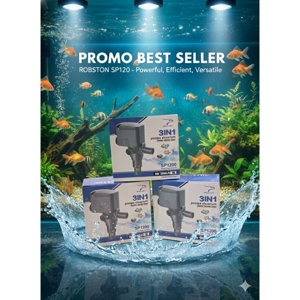 Pompa aquarium 1200, power head roston 1200,pompa celup kolam aquarium roston 1200