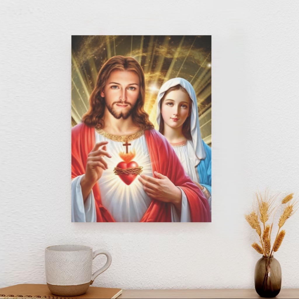 Hiasan Dinding Yesus / Poster Yesus / Walldecor Dinding Tema Kristen / Kutipan Rohani Alkitab / Gamb
