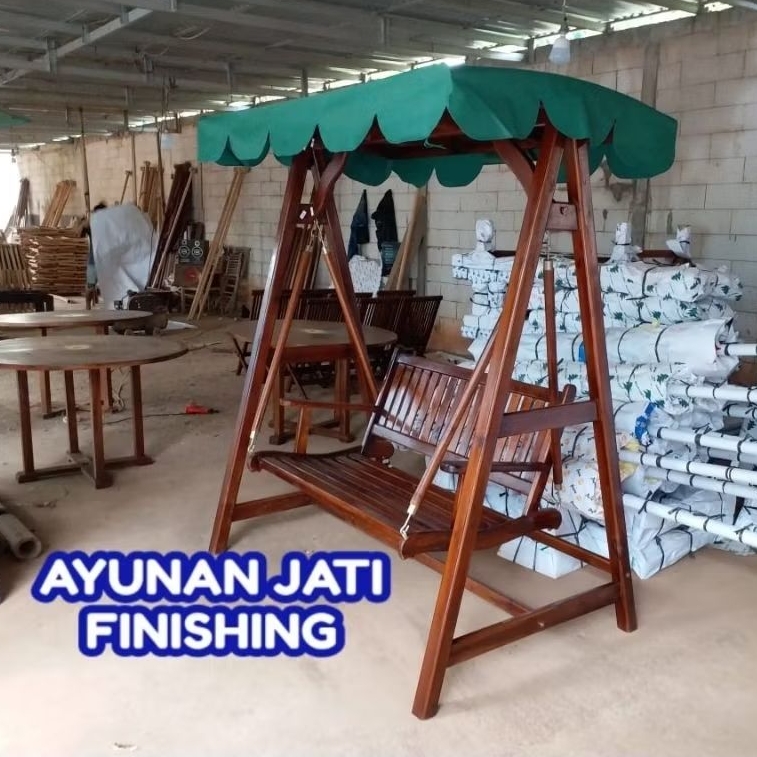 Bandulan Ayunan Kayu Jati Indoor Outdoor