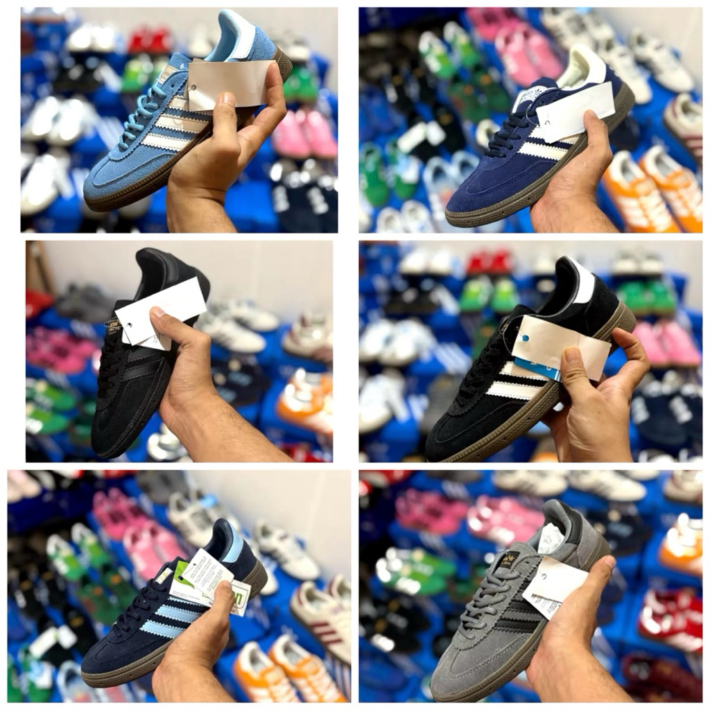 (Gratis Kaos Kaki) Sepatu Handball Spzl All Colours Size 36-44 Kekinian Termurah Sepatu Sneakers Cas