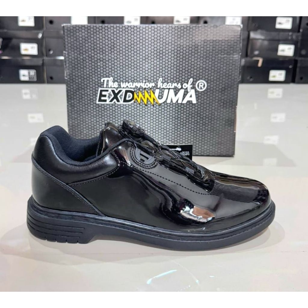 SEPATU PDH EXDUMA Tali Putar Elegan Ringan Ukuran 39-45