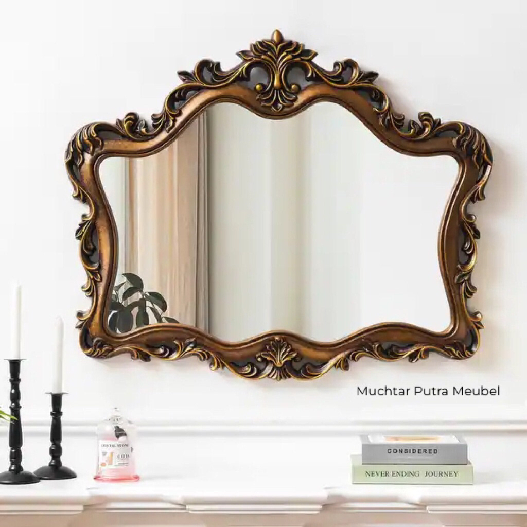 standing mirror / mirror antique / mirror aesthetic / mirror vintage / cermin dinding