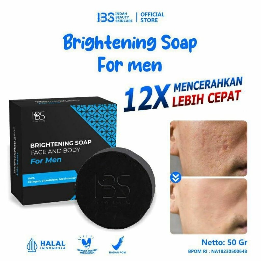 IBS FOR MEN BRIGHTENING SOAP SABUN