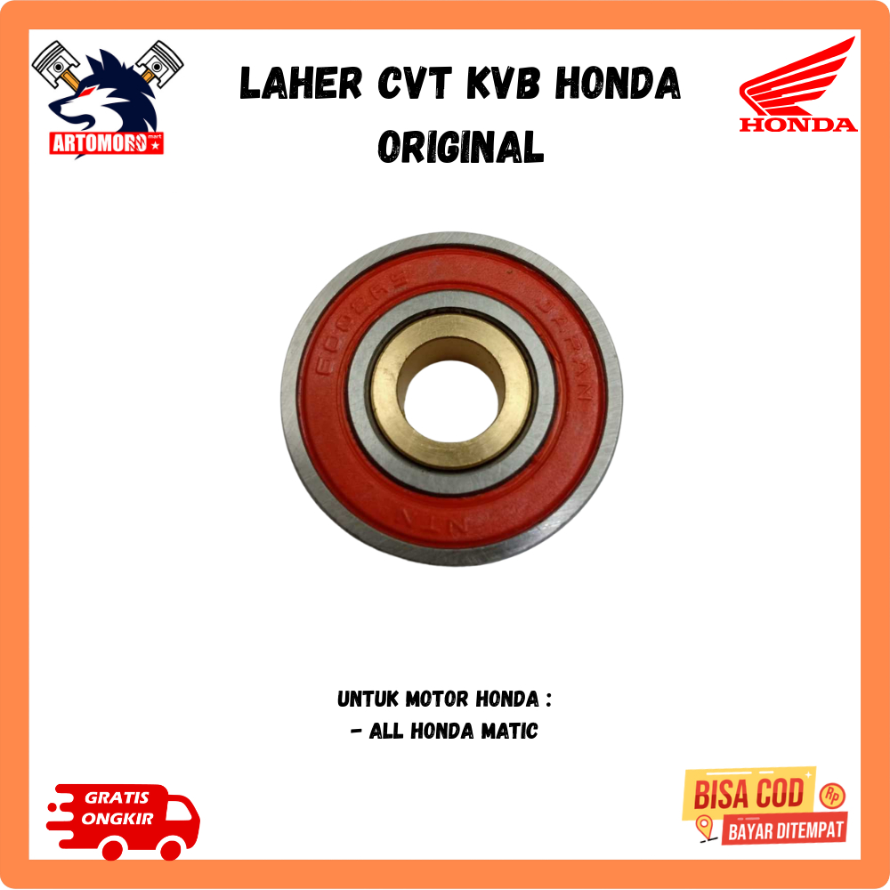 laher cvt beat fi - Bearing Tutup Cvt Bos Kuningan 6002 KVB Original original