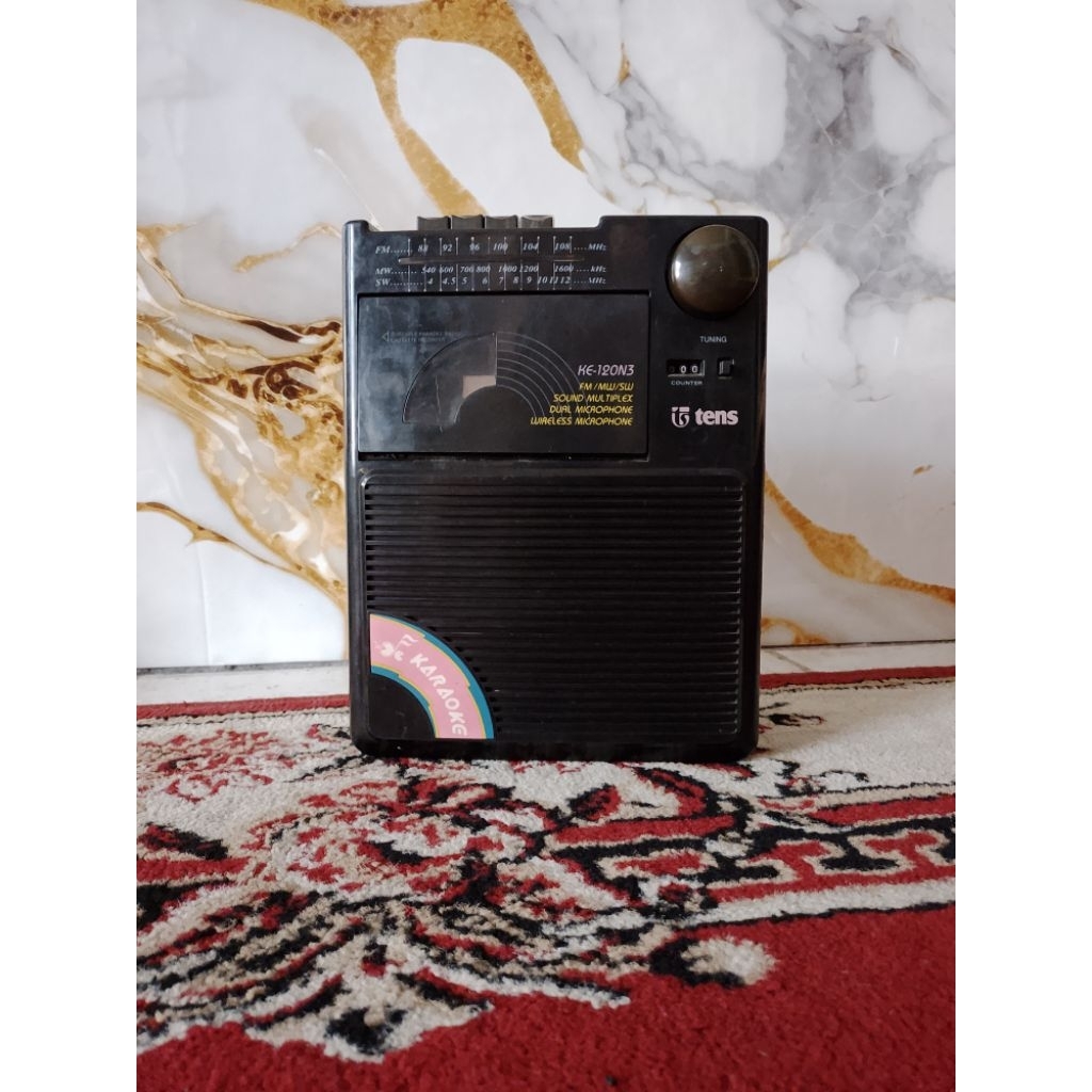 Radio Tens  KE-120N3 Karaoke Sound Multiplex Lawas Jadul Antik Vintage Display