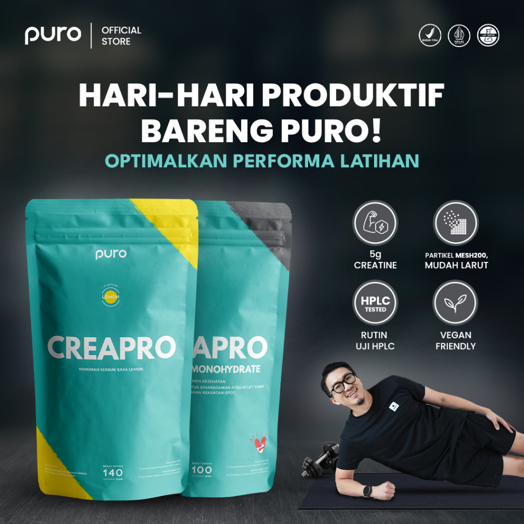 Puro Creapro Creatine Monohydrate - Micronized