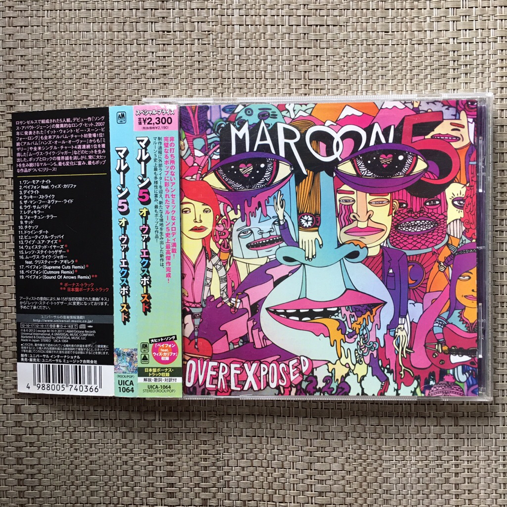 CD Maroon 5 - Overexposed | Japan