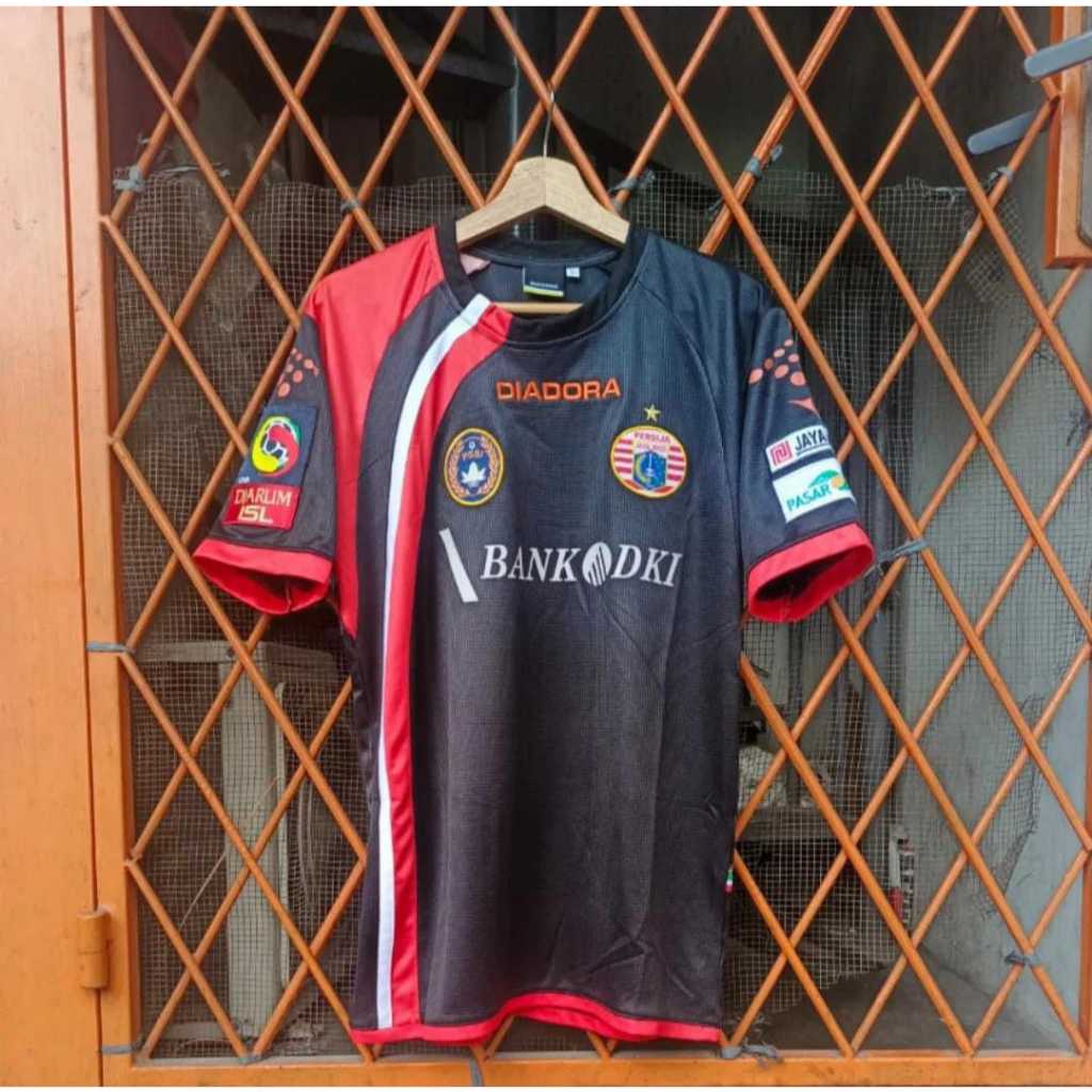 Jersey Retro Persija 2008 HOME AWAY Jakarta Jakmania Jakartan Original Merchandise Atribut Bola Leng